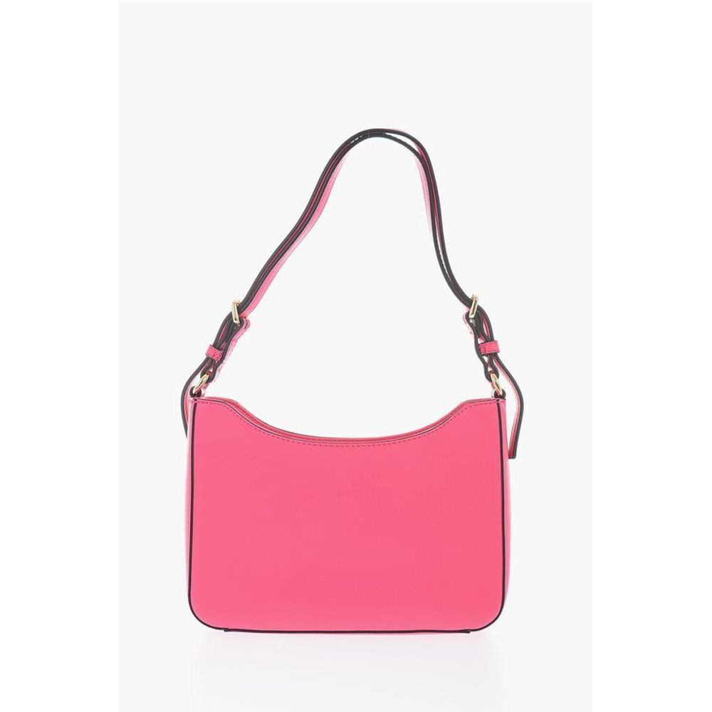 Versace JEANS COUTURE Baroque Motif Shoulder Bag with Embossed Logo