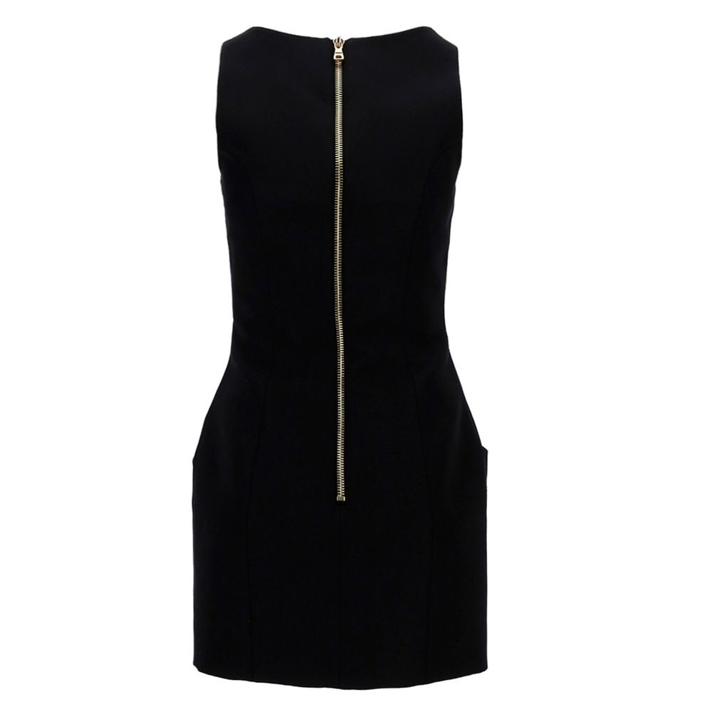 Balmain Black Wool Women's Dress