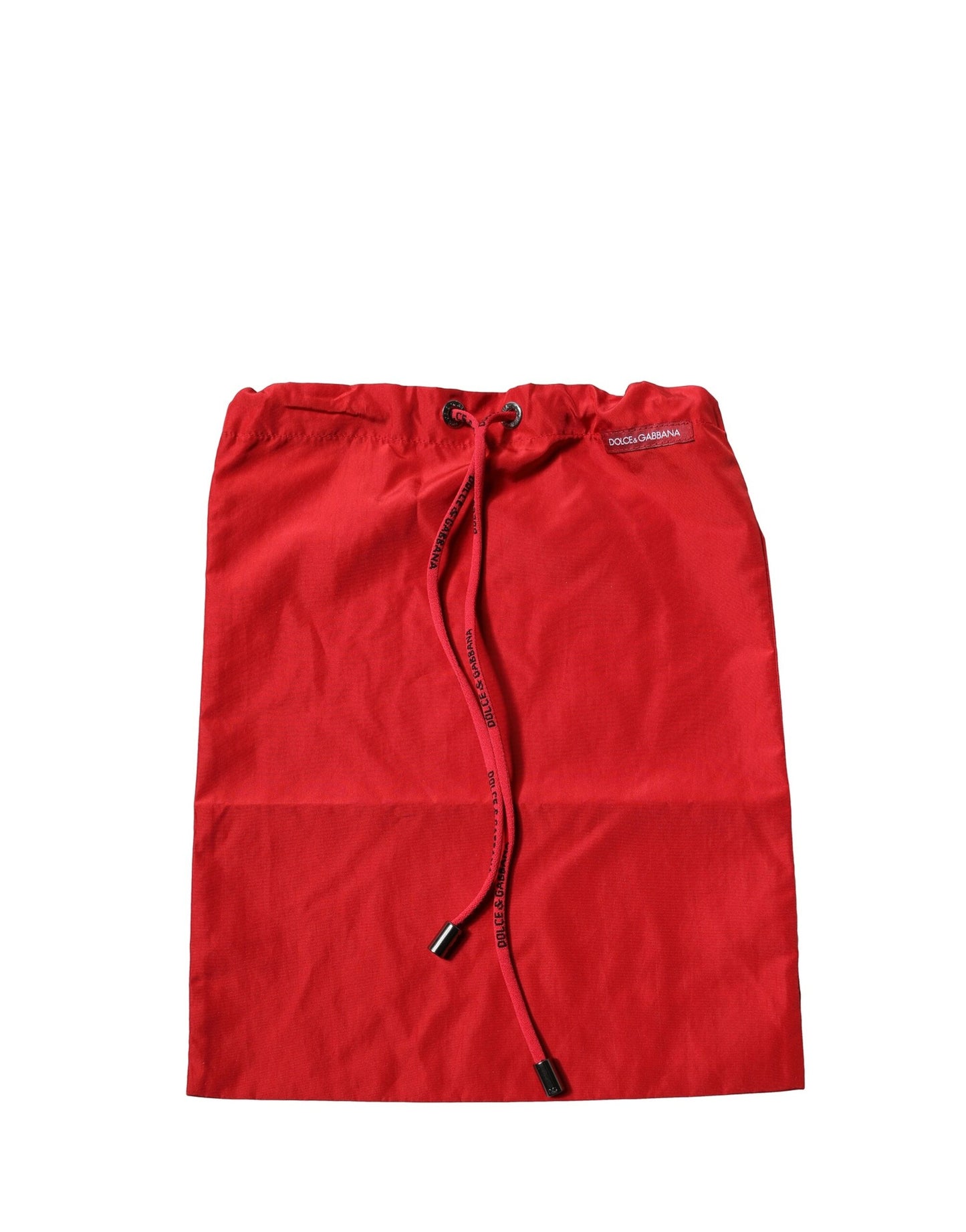 Dolce & Gabbana Red DG Logo Plaque Beachwear Shorts Swimwear