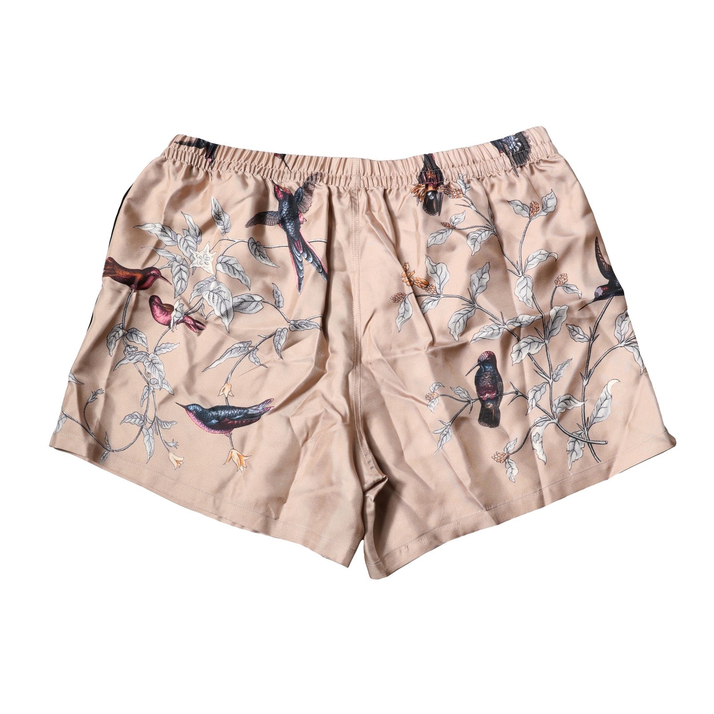 Dolce & Gabbana Peach Birds Printed Beachwear Shorts Swimwear