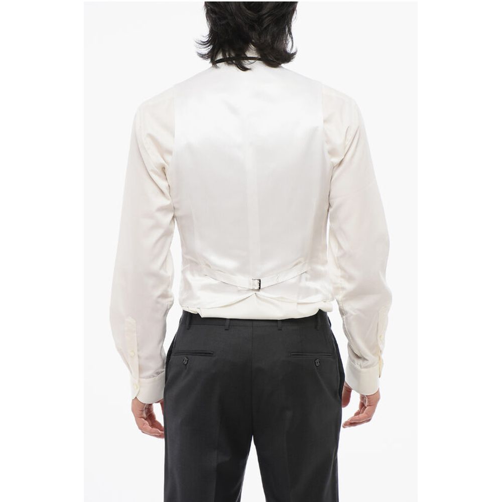 Corneliani CC COLLECTION 5 Buttons Vest With Dot Motif