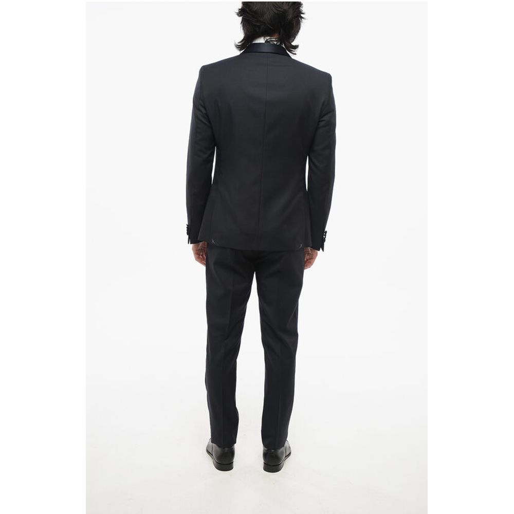 Corneliani CC COLLECTION 2-Piece RESET Suit with Satin Shawl Lapel