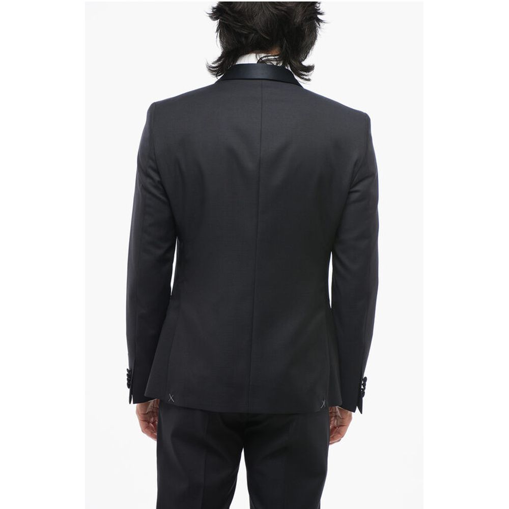 Corneliani CC COLLECTION 2-Piece RESET Suit with Satin Shawl Lapel