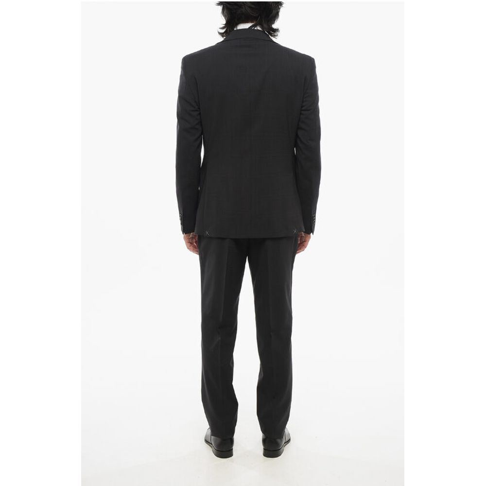 Corneliani CC COLLECTION DIstrict Check REFINED Virgin Wool Suit