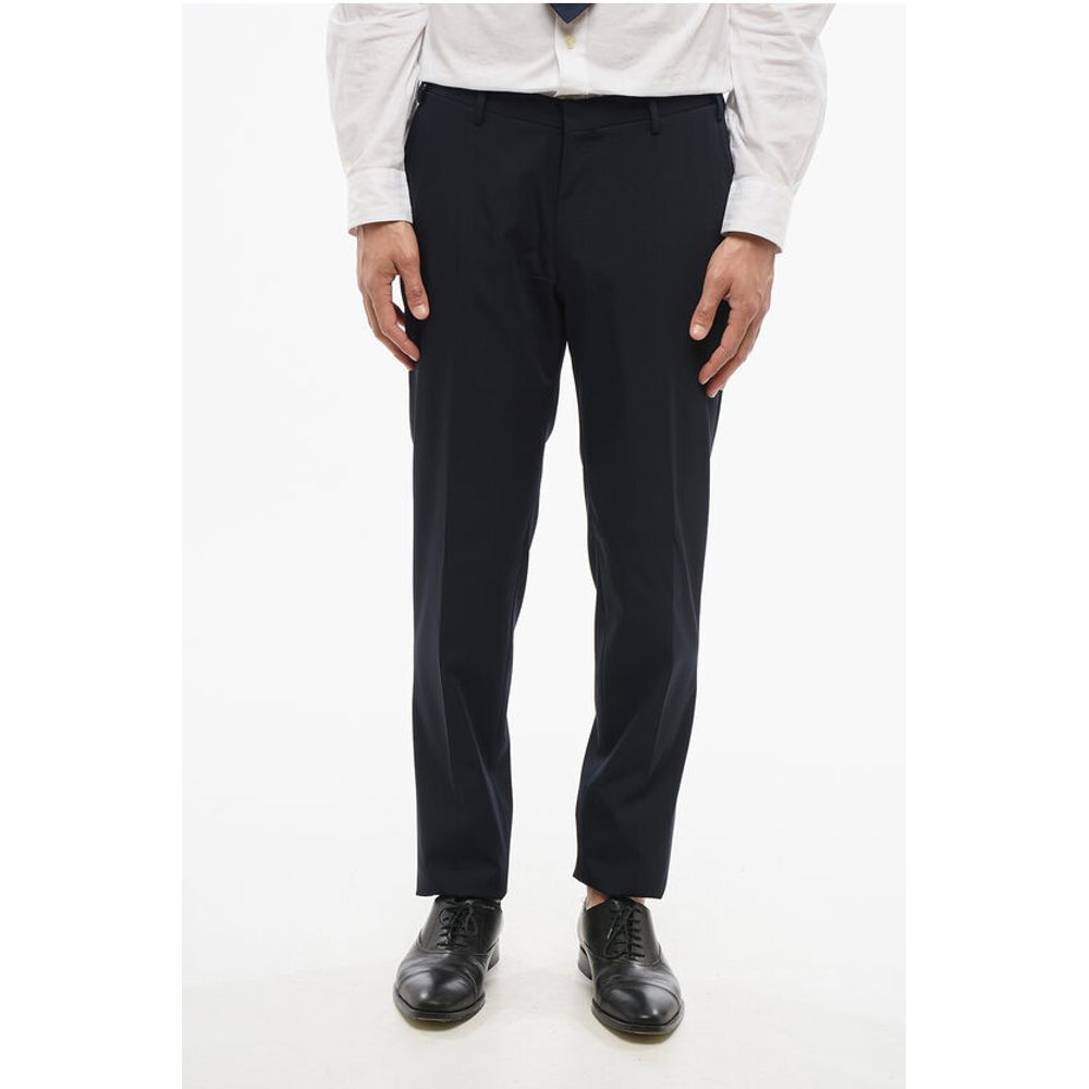 Corneliani CC COLLECTION Stretch Wool REFINED Suit with Notch Lapel