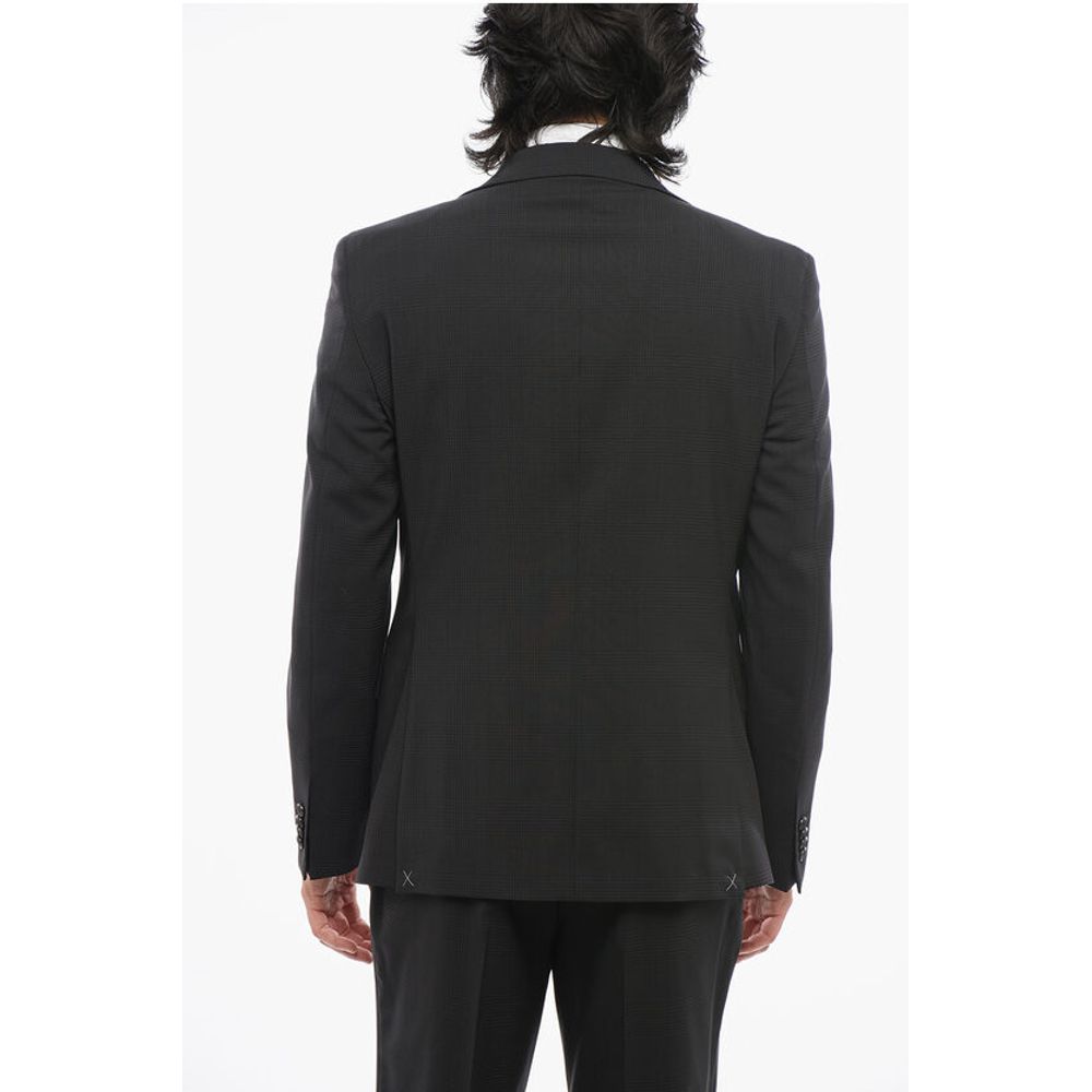 Corneliani CC COLLECTION DIstrict Check REFINED Virgin Wool Suit