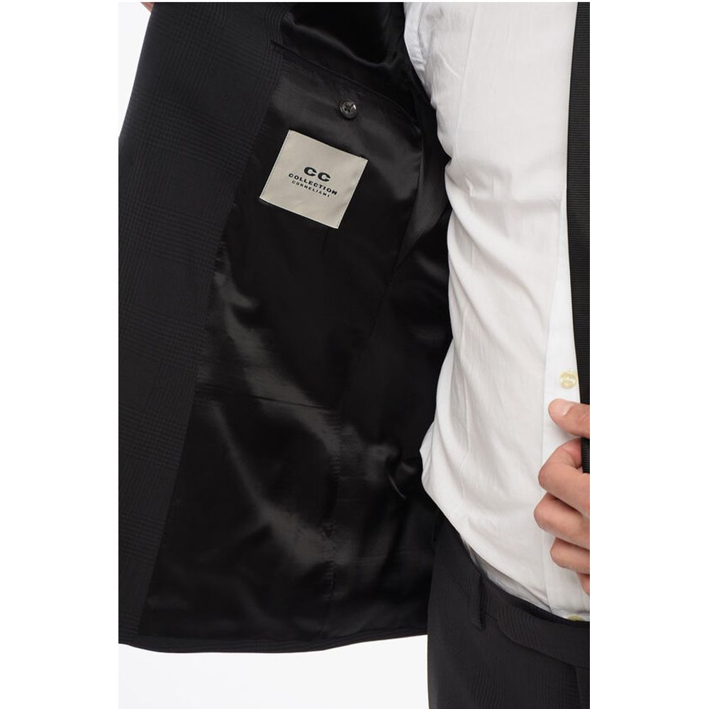 Corneliani CC COLLECTION DIstrict Check REFINED Virgin Wool Suit
