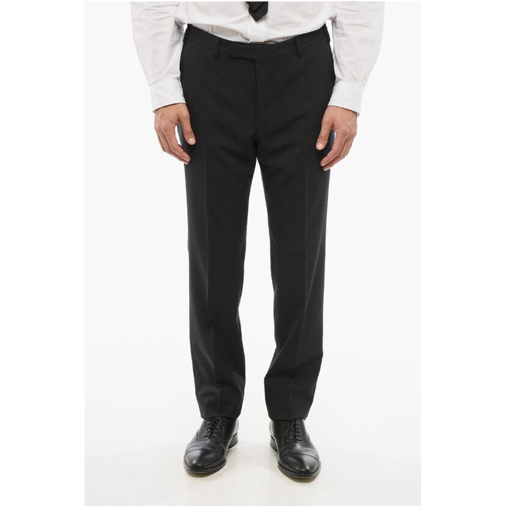 Corneliani CC COLLECTION DIstrict Check REFINED Virgin Wool Suit