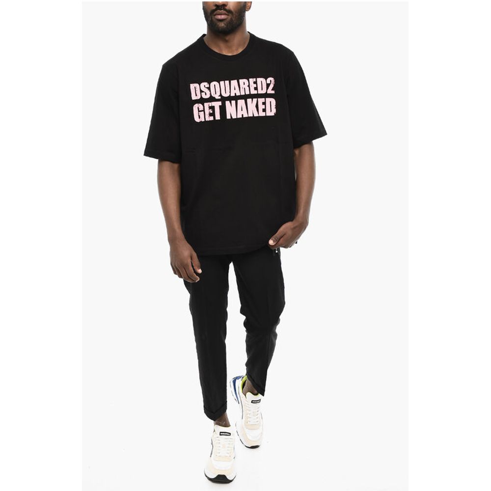 Dsquared² Cotton Crew-neck T-shirt with Print