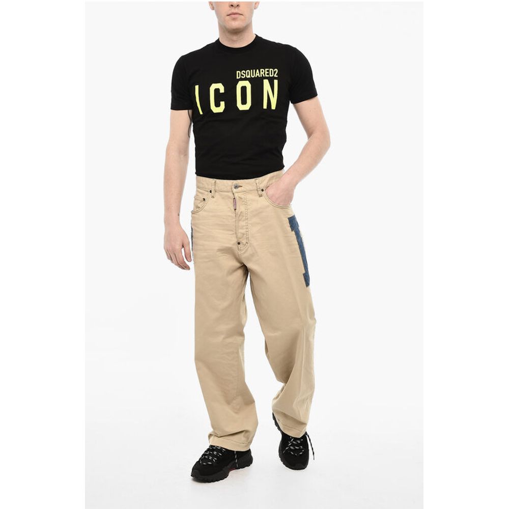 Dsquared² Twill Cotton 5 Pockets with Denim Detail