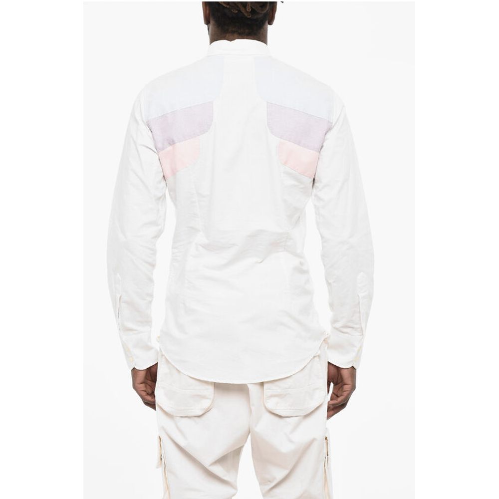 Dsquared² Button down Cotton Shirt with Rhinestone Stars