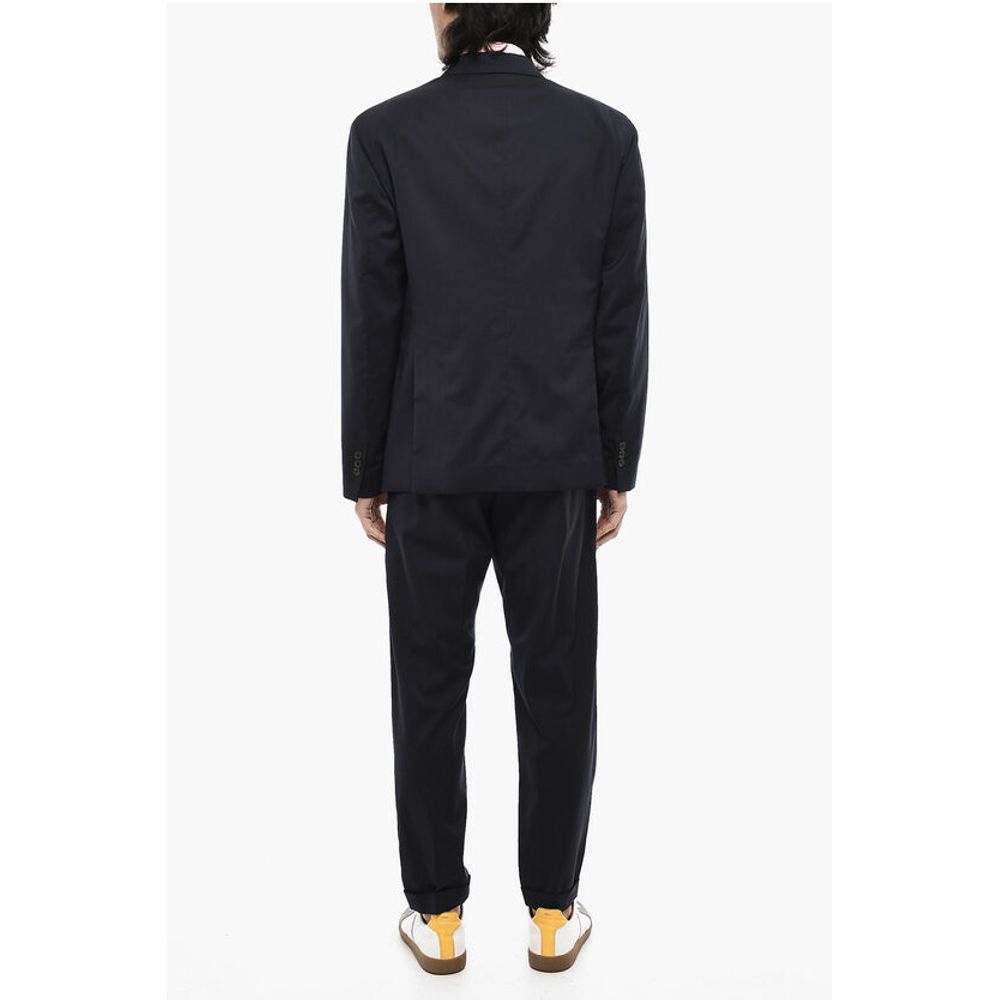 Dsquared² virgin wool turn up cuff 2-button suit