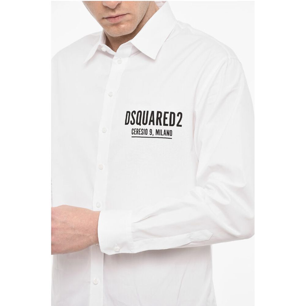 Dsquared² Long Sleeved Shirt With Printed Logo