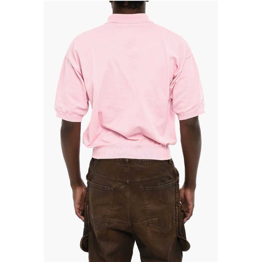 Dsquared² Short Sleeve Sweater with Polo Neck