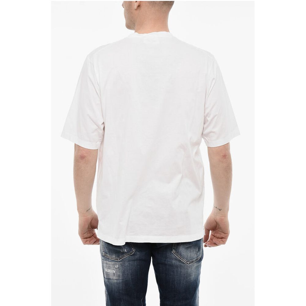 Dsquared² Cotton Crew-neck T-shirt With Frontal Print