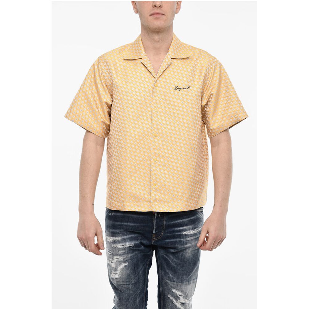 Dsquared² Floral Motif Jacquard Shirt