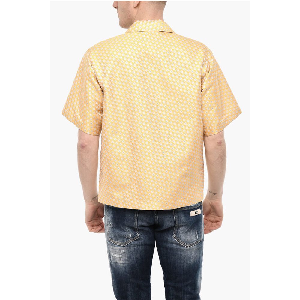 Dsquared² Floral Motif Jacquard Shirt