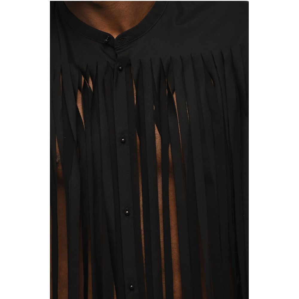 Dsquared² Vintage Effect Shirt with Snap Buttons
