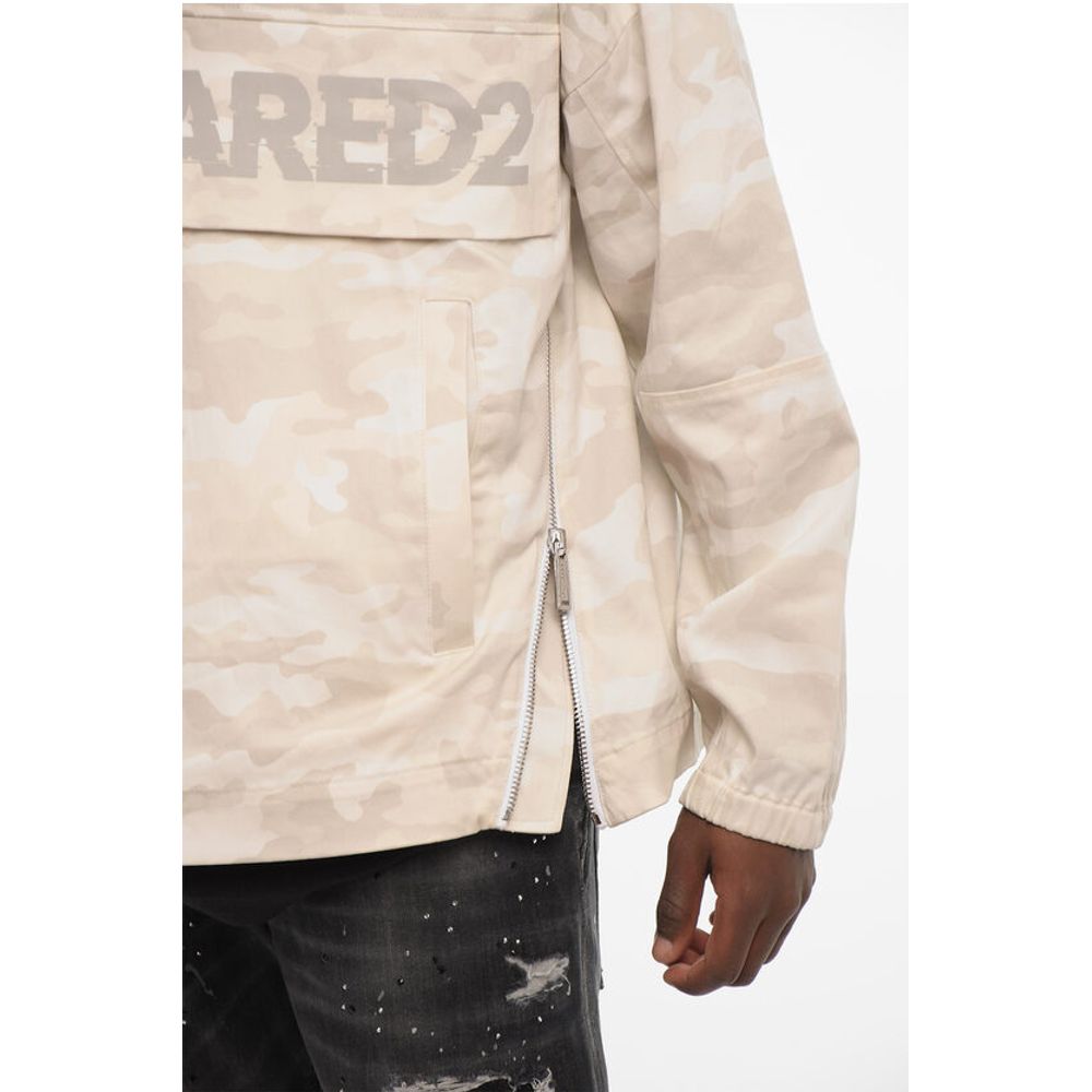 Dsquared² Camouflage Cotton Anorak