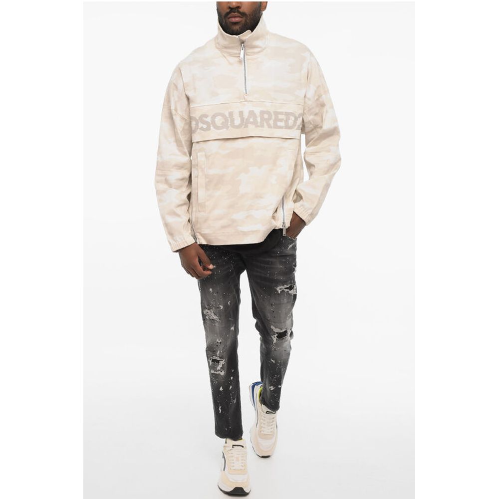 Dsquared² Camouflage Cotton Anorak