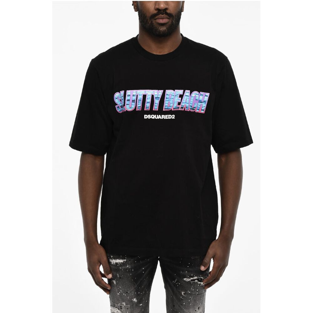 Dsquared² Crew-neck T-shirt WIth Logo Print