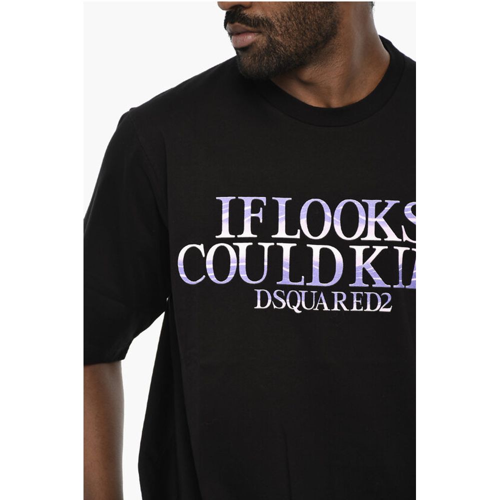 Dsquared² Cotton Crew-neck T-shirt with Print