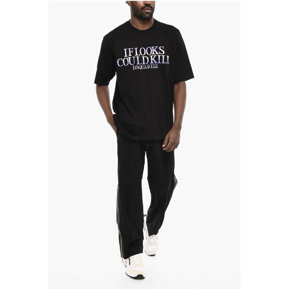 Dsquared² Cotton Crew-neck T-shirt with Print