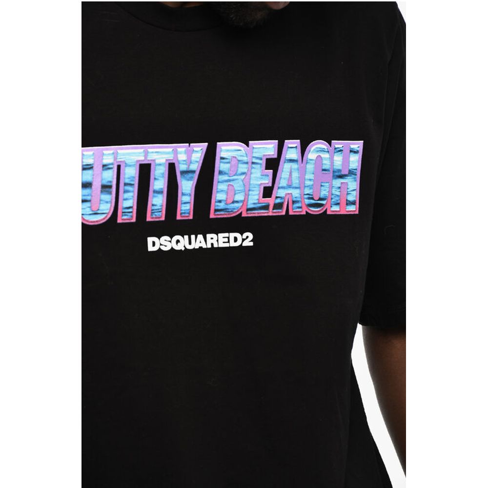 Dsquared² Crew-neck T-shirt WIth Logo Print