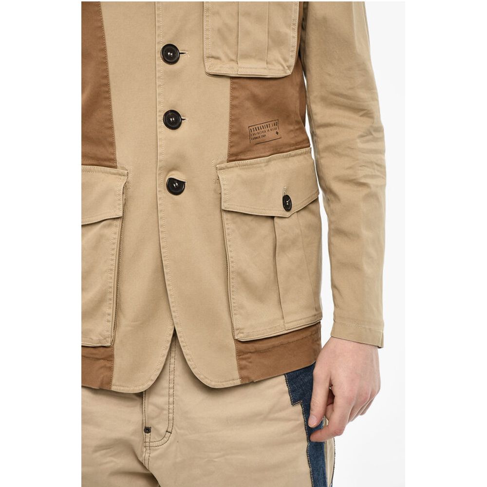 Dsquared² Two-tone Sahariana Jacket