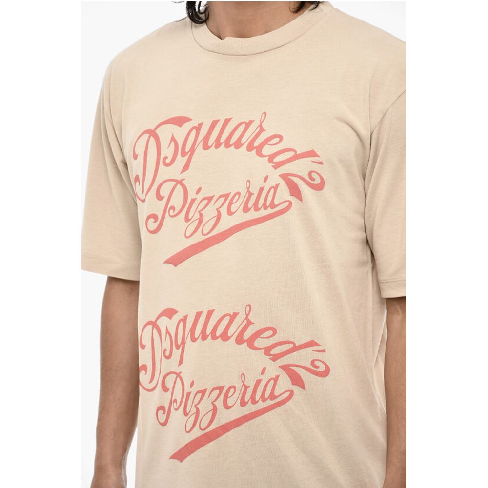 Dsquared² Printed Cotton Crew-neck T-shirt
