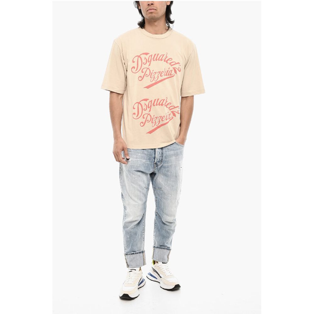 Dsquared² Printed Cotton Crew-neck T-shirt