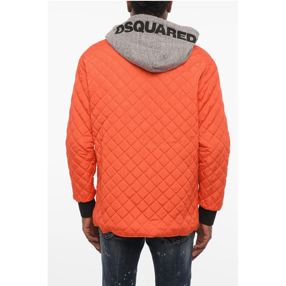 Dsquared² Quilted Jacket with Snap Buttons