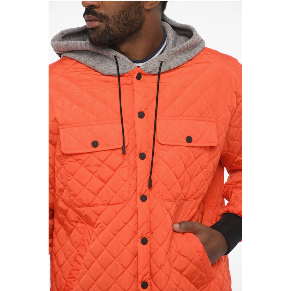 Dsquared² Quilted Jacket with Snap Buttons