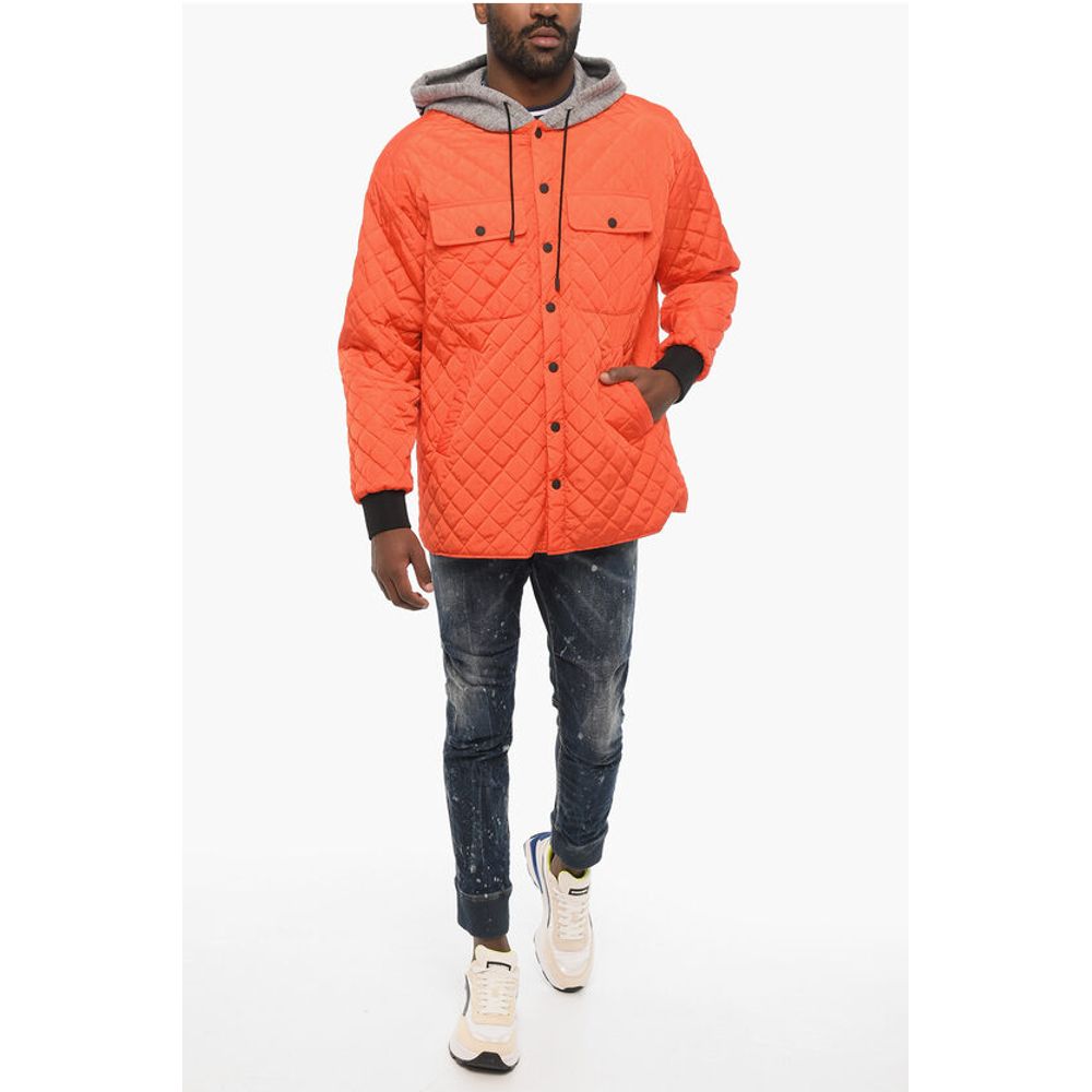 Dsquared² Quilted Jacket with Snap Buttons