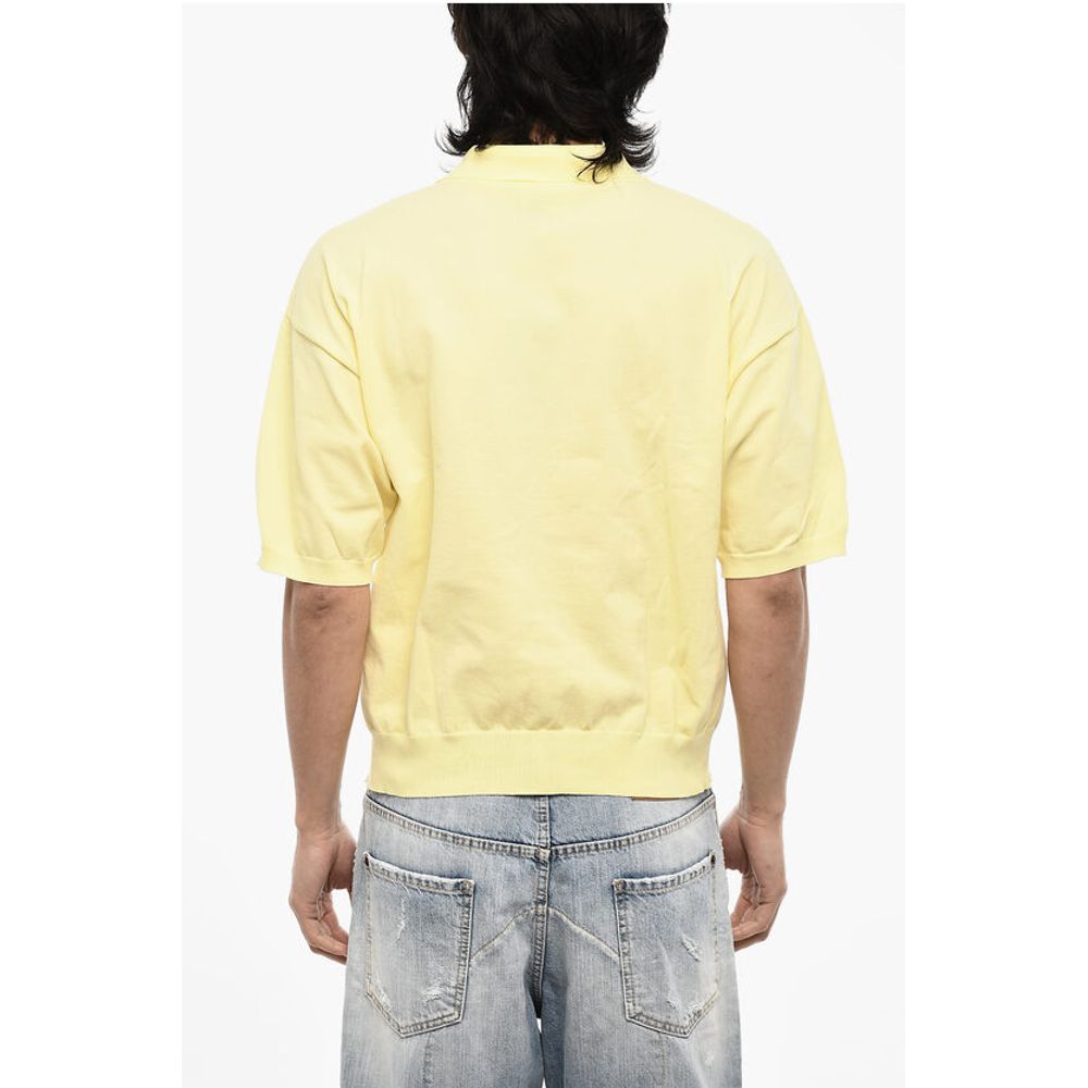 Dsquared² Short Sleeve Sweater with Polo Neck