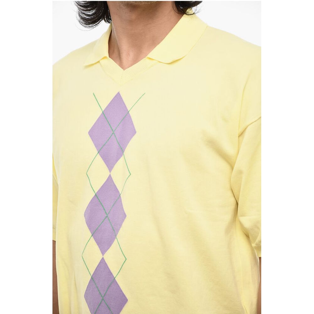 Dsquared² Short Sleeve Sweater with Polo Neck