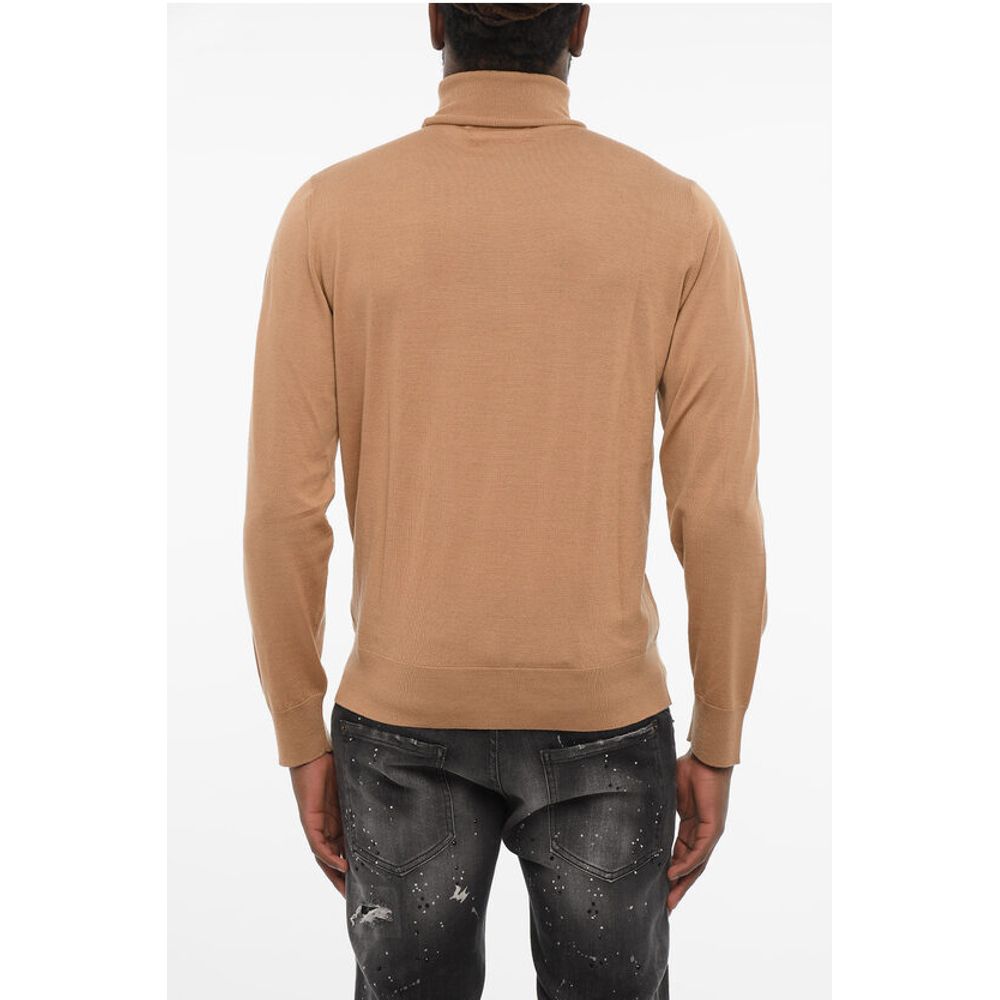 Dsquared² Turleneck Sweater with Ton On Ton Monogram