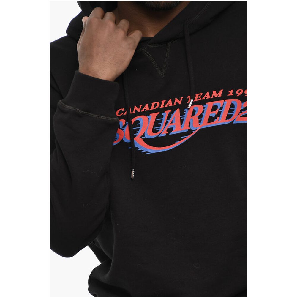Dsquared² Cotton Hoodie with Logo Print