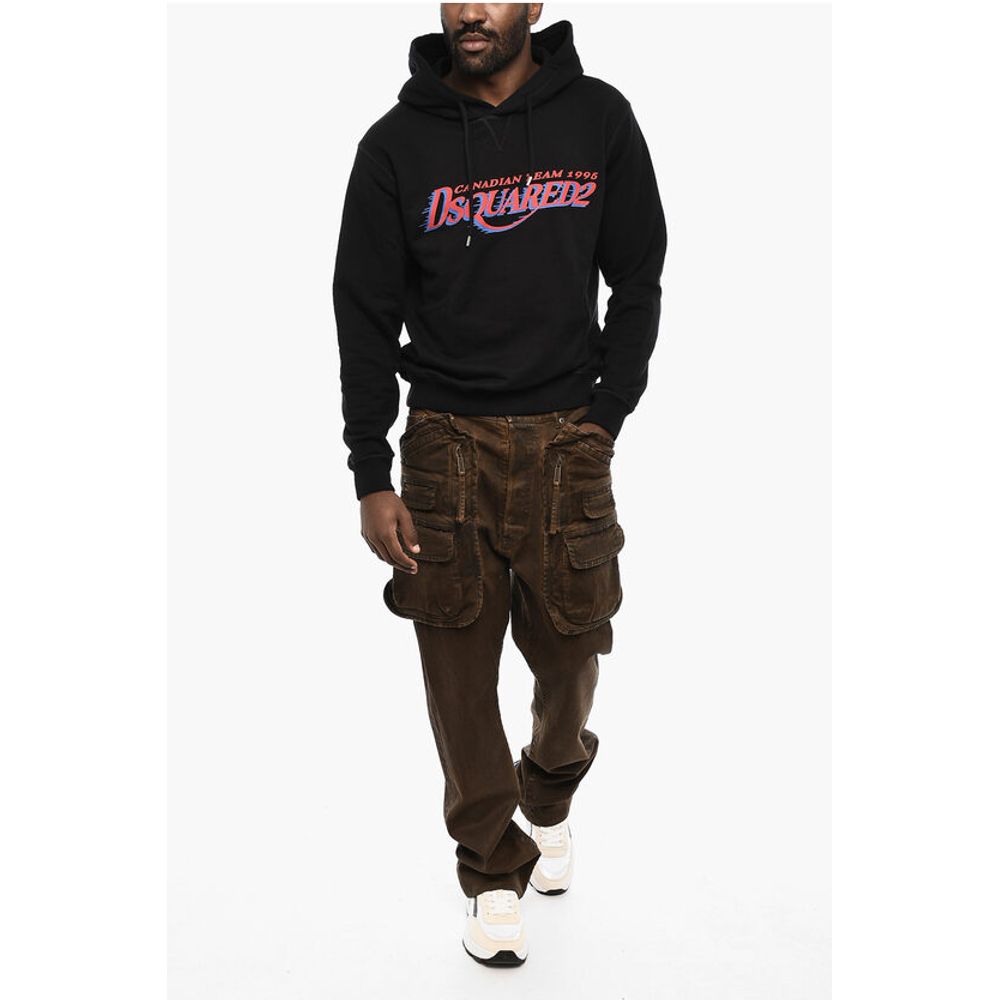 Dsquared² Cotton Hoodie with Logo Print