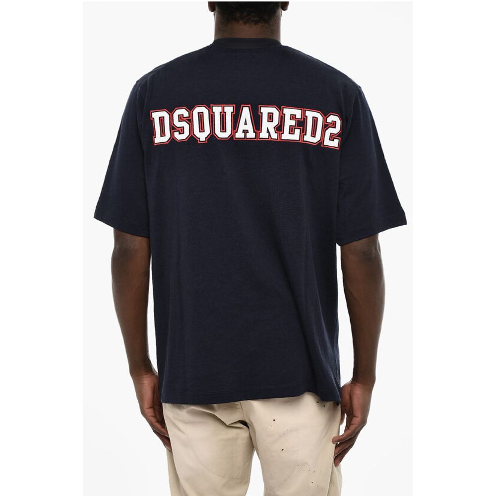 Dsquared² Solid Color Crew-neck T-shirt