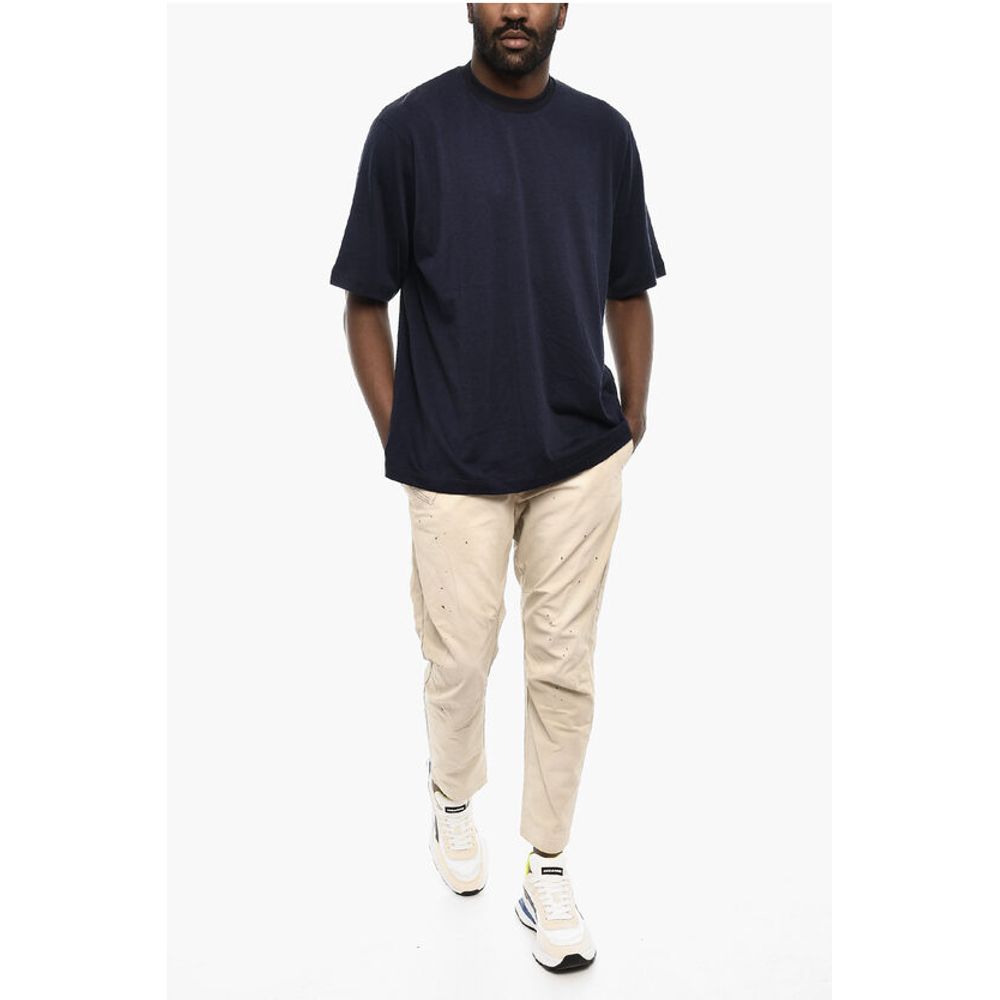 Dsquared² Solid Color Crew-neck T-shirt