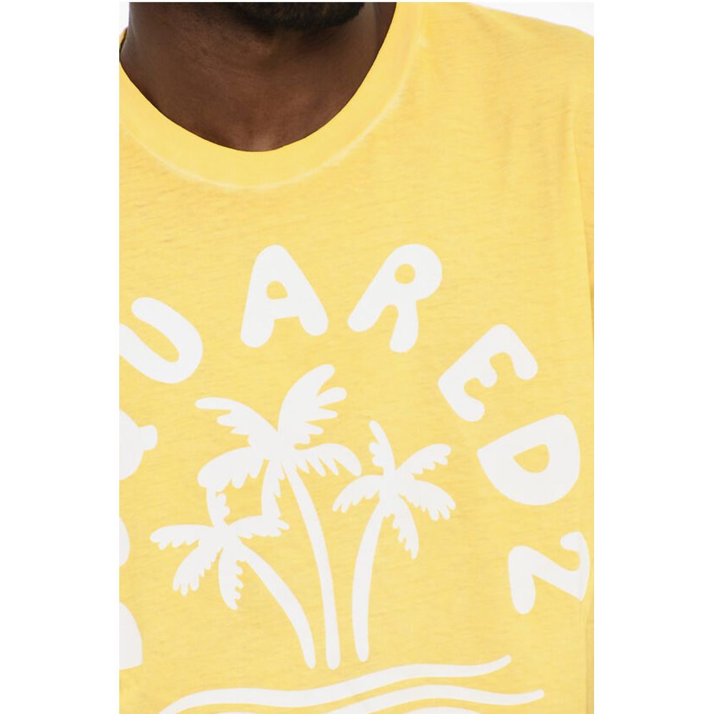Dsquared² Cotton Crew-neck T-shirt with Print