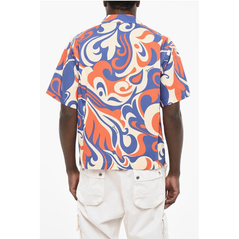 Dsquared² Short Sleeve Tricolor Printed Shirt