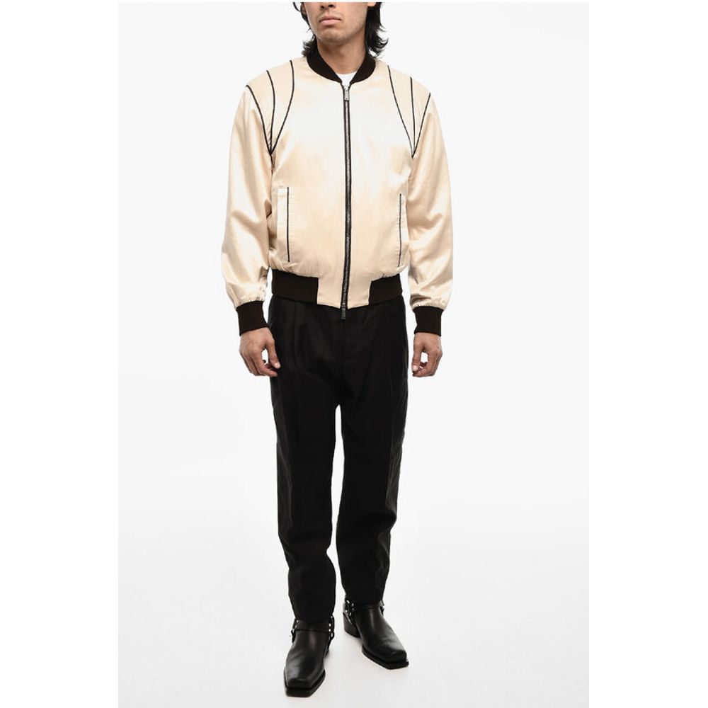 Dsquared² Satin Sweatshirt with Contrasting Trim