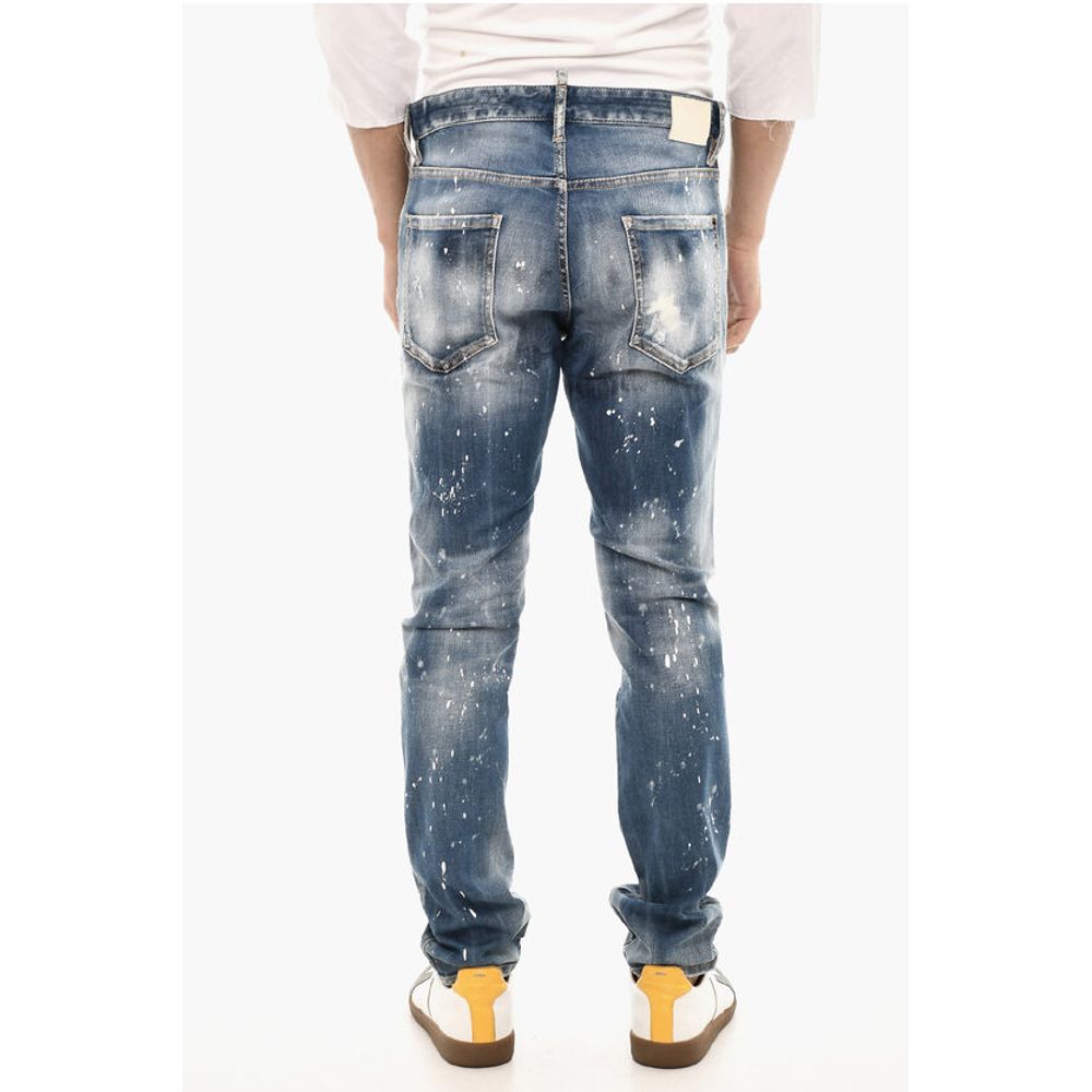 Dsquared² Regular Fit Jeans Splatter Effect 17 cm