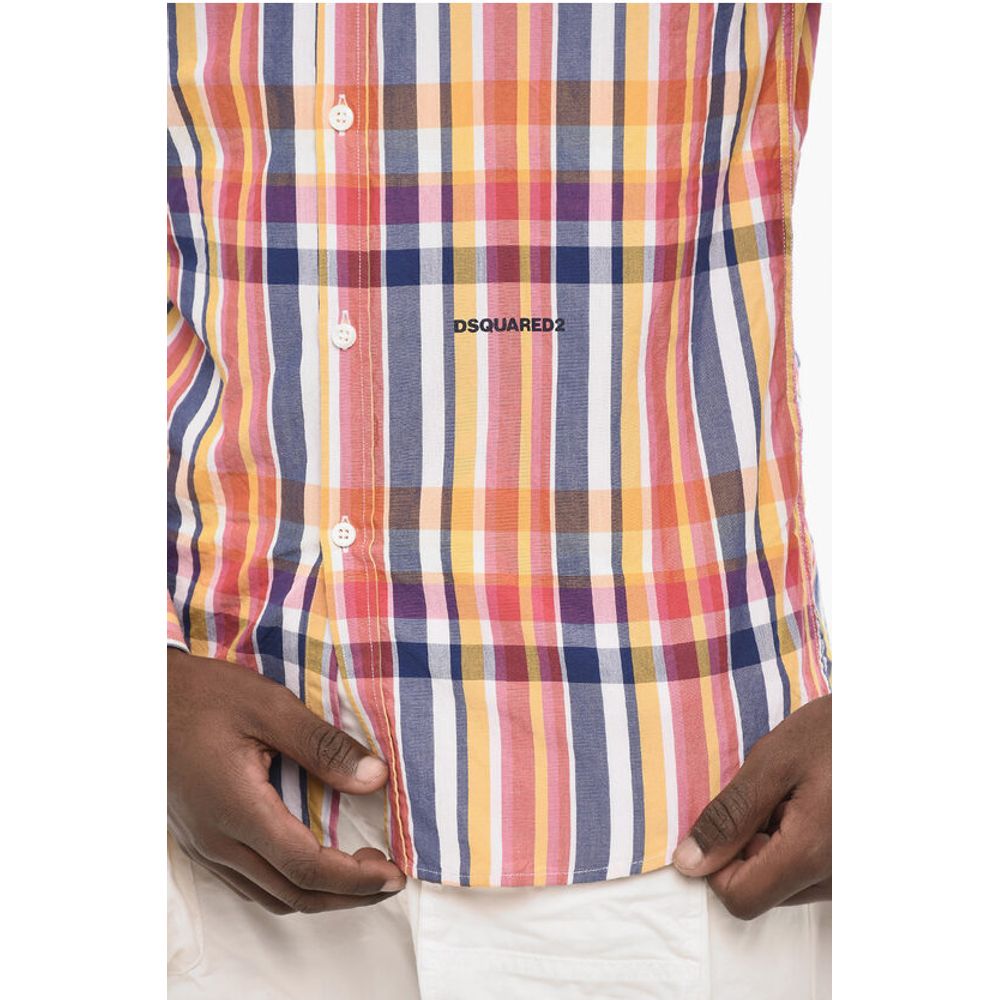 Dsquared² Button Down Check Cotton SUMEMR Shirt
