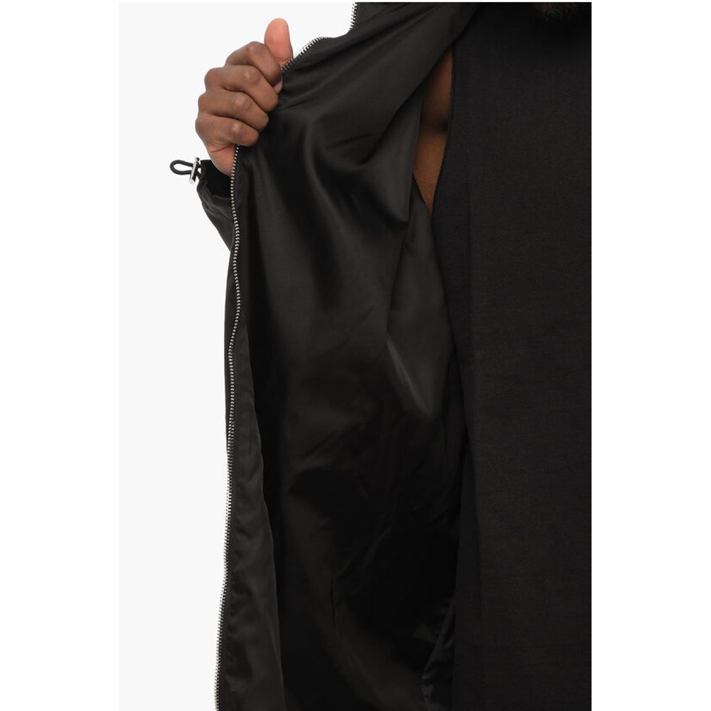 Dsquared² Nylon Maxi Jacket with Hood