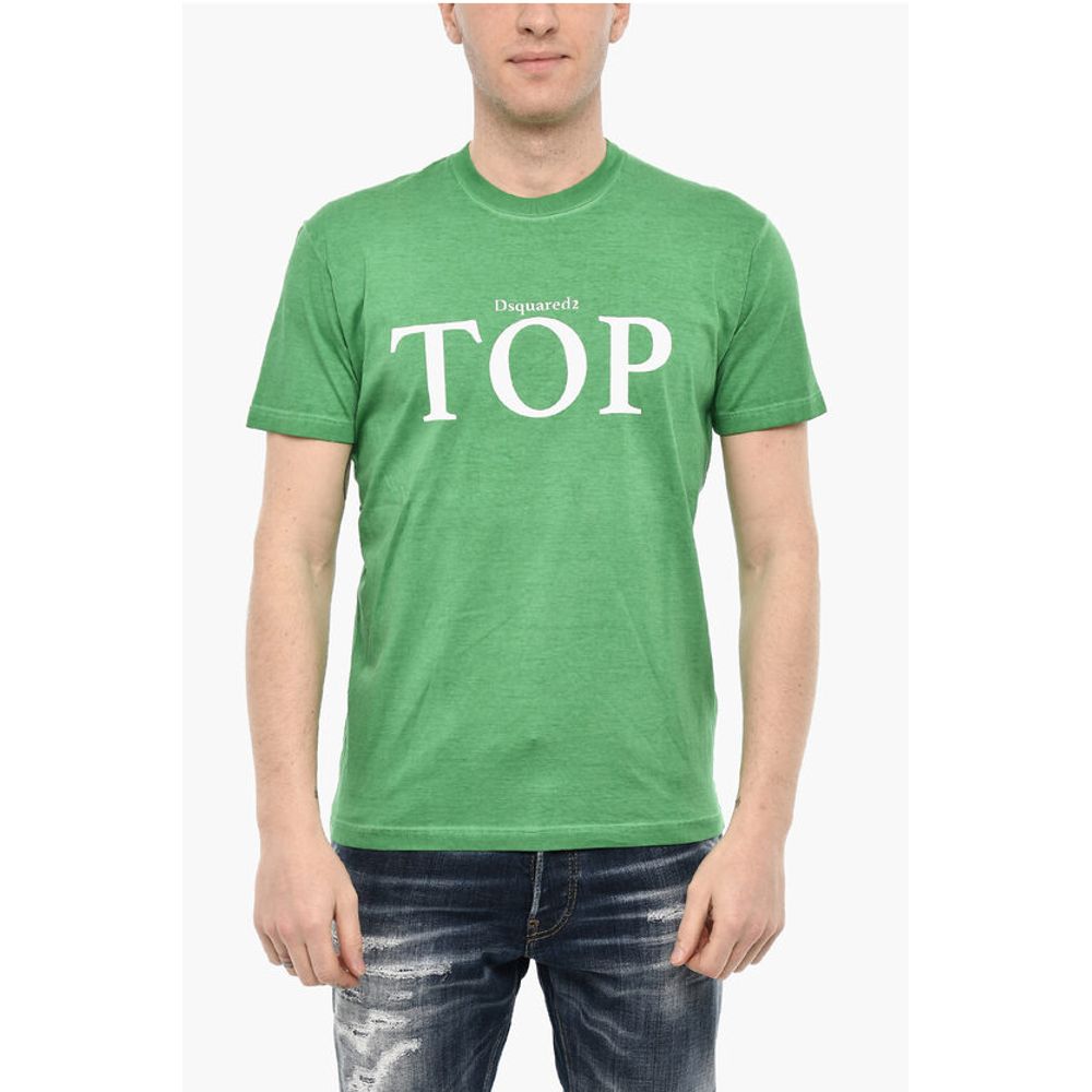 Dsquared² Crew-neck T-shirt with Frontal Print