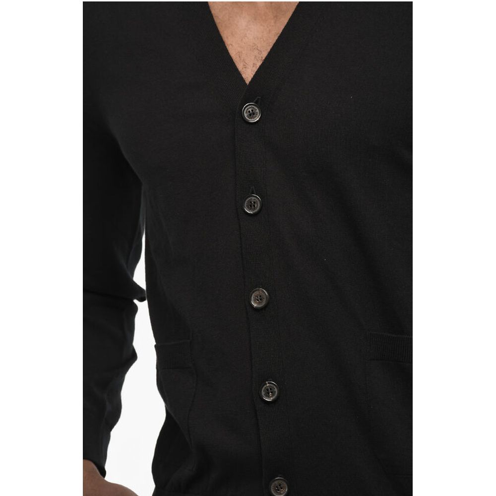 Dsquared² Double Pockets V-neck Cardigan