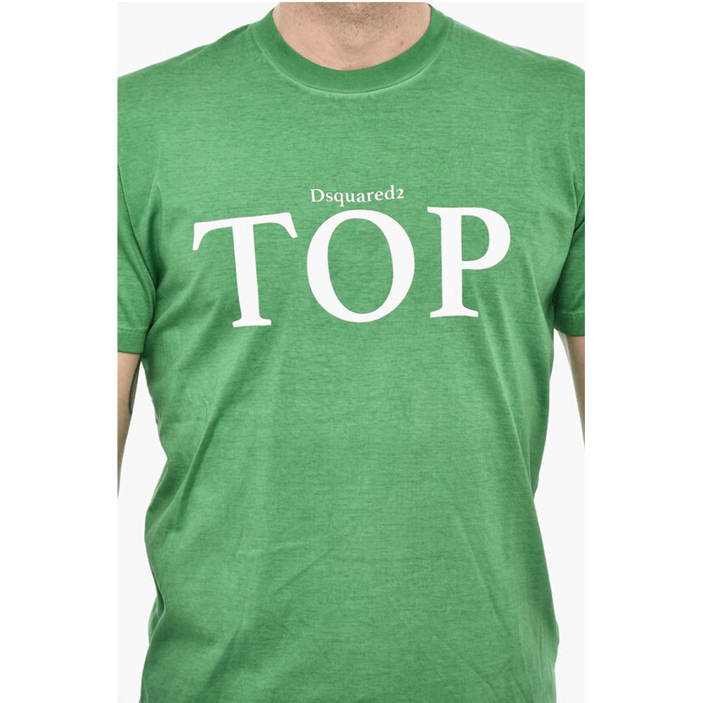 Dsquared² Crew-neck T-shirt with Frontal Print